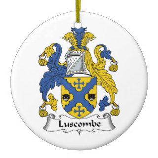 Luscombe Family Crest Ornaments