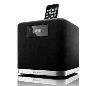 Lenco iPD 4303 Dockingstation mit 3D Sound (7.1 Kanalsystem, Alarmfunktion) fr Apple iPod/iPhone schwarz/silber Heimkino, TV & Video