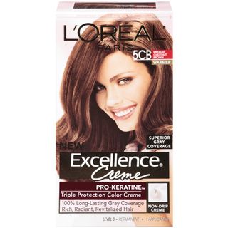 L'Oreal Excellence Creme Medium Chestnut Brown 5CB Hair Color L'Oreal Hair Color