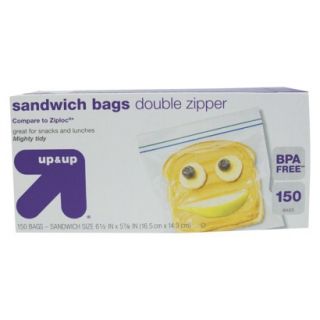 up & up®   p&Double Zipper Sandwich Bags 150 ct
