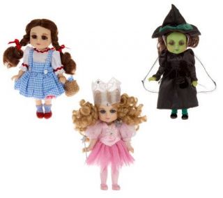 Wizard of Oz Set of 3 Bitty Belles by Marie Osmond —