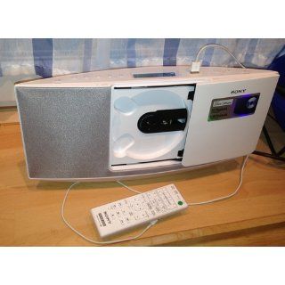 Sony CMT V11IPW Micro HiFi System mit Dock fr Apple iPod/iPhone (10 Watt, CD Player, FM/AM Radio) wei Sony Heimkino, TV & Video