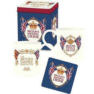 british empire mug and coaster gift set by the contemporary home