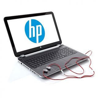 HP 15.6" Quad Core, 8GB RAM, 750GB HDD Laptop Bundle with urBeats Earbuds and L