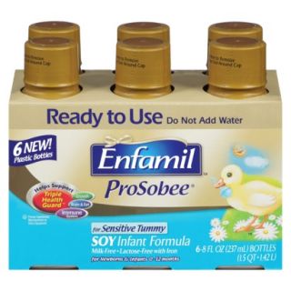 Enfamil Prosobee Ready to Use Bottle 8oz   6 count