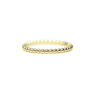 gold pearl ring by mia lia