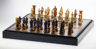 6027 Schachfiguren, Chess, Schach, Morgenland, Kreuzritter und Sarazenen Mittelalter Strategiespiel Küche & Haushalt