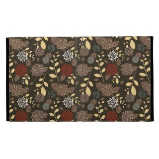 Beautiful flowers leaves branches iPad folio case