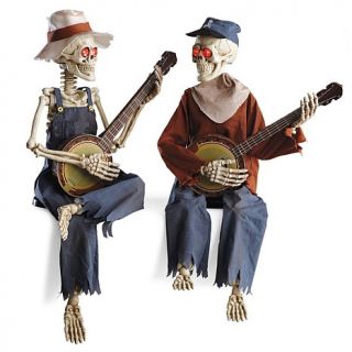Grandin Road Interactive Dueling Banjo Skeletons