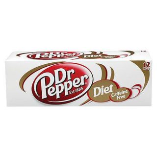 Dr. Pepper Diet Caffeine Free Soda 12 oz, 12 pk