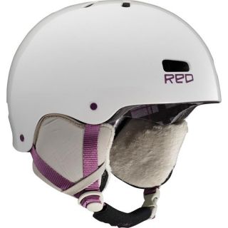 Red Trace Snowboard Helmet