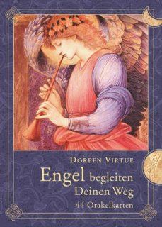 Engel begleiten deinen Weg   44 Orakelkarten 44 Orakelkarten mit Begleitbuch Doreen Virtue Bücher