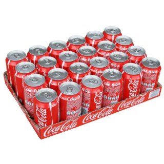 Coca Cola Dose, 24er Pack, 24 x 0,33l Lebensmittel & Getrnke