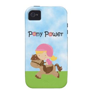 Cute Pony Power iPhone 4 Case