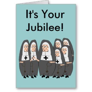 Nun Jubilee Cards