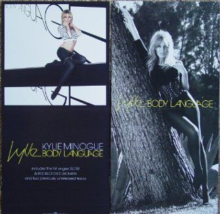 Kylie Minogue   Body Language   Two Sided Poster   New   Rare   INXS   Michael Hutchence   Slow   Chocolate   Red Blooded Woman   Secret (Take You Home)   Artwork