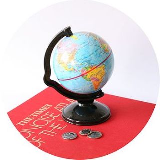globe money box by berylune