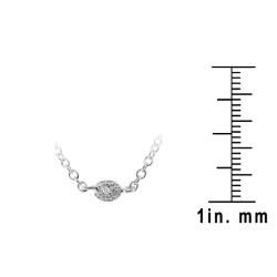 Sterling Silver Diamond Accent Necklace Moise Diamond Necklaces