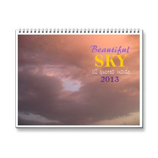 Beautiful SKY quotes Wall Calendars