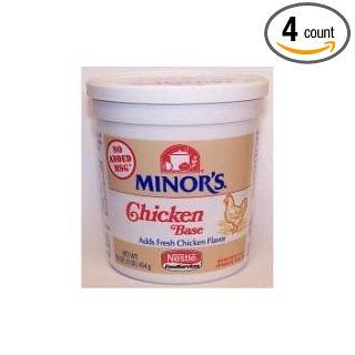 Nestle Minors No Added MSG Chicken Base, 5 Pound    4 per case.