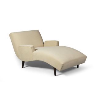 Balzac Chanterelle Fabric Chaise Lounge
