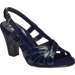 Women's A2 by Aerosoles Underscore Navy Patent A2 by Aerosoles Heels