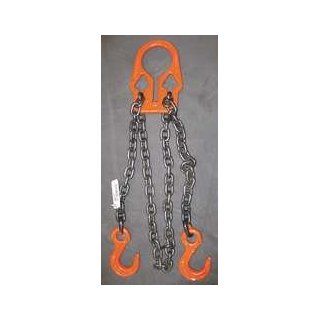 Dayton 4PGW4 Chain Sling, Adj, WLL3500/6100Lb, L10Ft Industrial Chain Slings