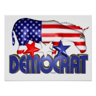Vote Democrat Posters