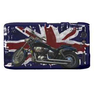 Patriotic Union Jack, UK Union Flag, Motorcycle Droid RAZR Cover