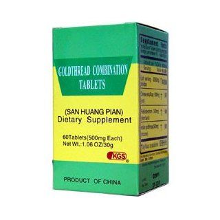 Goldthread Combination Tablets (San Huang Pian) 3 Bottles Health & Personal Care
