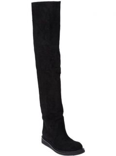 Rick Owens Thigh High Leather Boots