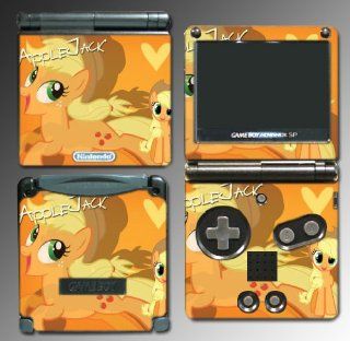 My Little Pony Applejack Friendship is Magic Video Game Vinyl Decal Cover Skin Protector for Nintendo GBA SP Gameboy Advance Game Boy Video Games