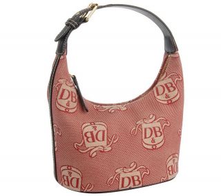 Dooney & Bourke Donegal Crest Signature Fabric Bucket Bag —