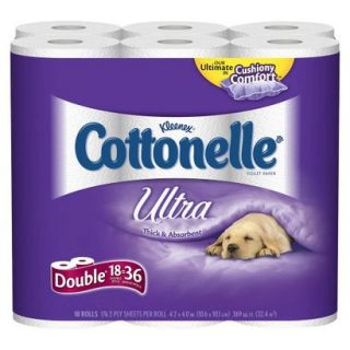 Cottonelle Ultra Comfort Care Double Roll Toilet