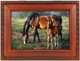 Cottage Garden Horses themed Music Box  MB804   Jewelry Music Boxes