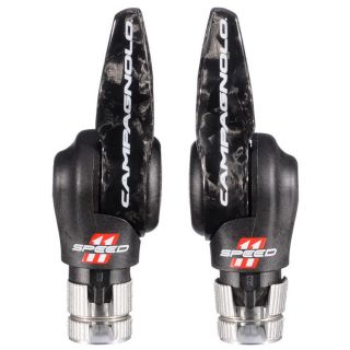 Campagnolo 11 Speed Carbon Bar End Shifters
