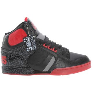 Osiris NYC 83 Skate Shoes Black/Red/Elephant