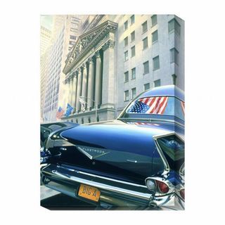 Graham Reynolds '1959 Cadillac Fleetwood Brougham USA' Contemporary Canvas Art Canvas