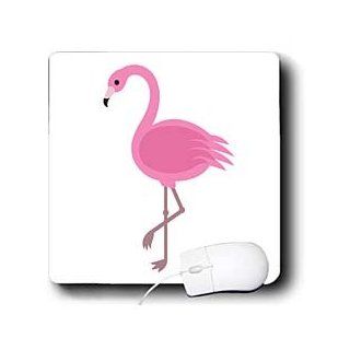 mp_128188_1 EvaDane   Funny Cartoons   Flamingo Cartoon. Pink Flamingo.   Mouse Pads 