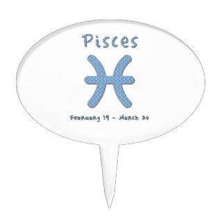 Pisces Cake Toppers