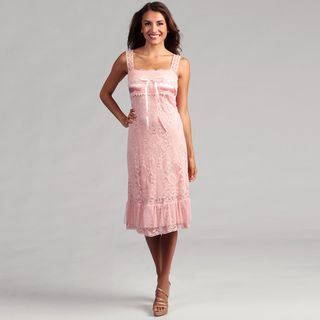 Issue New York   Vestido de mujer, crochet, rosado ISSUE Evening & Formal Dresses