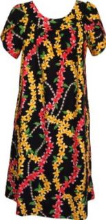 Robert J. Clancey Women's Carnival Lei Petal Sleeve Muumuu House Dress
