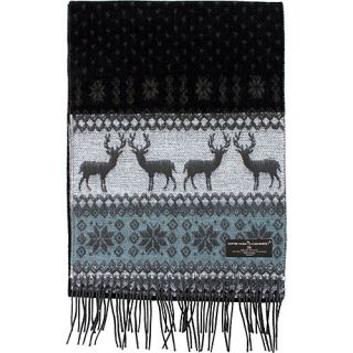 D&Y by David & Young Softer than Cashmere Scarf   Deer
