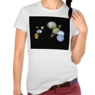 Solar System Ladies Singlet   Space Astronomy gift Tee Shirt