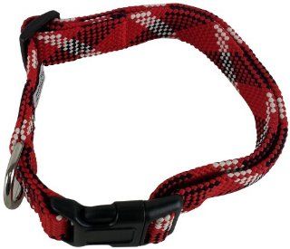 La Petrick Knitted Collar, Red/Black/White, Medium  Pet Collars 