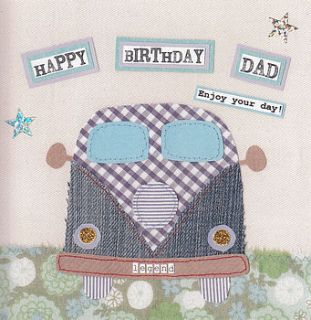 'happy birthday dad' greeting card by the writing bureau