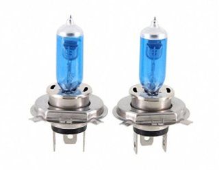 H4 Blue HID Xenon Halogen Bulb Headlight 60/55W (Blue) by PSK   Led Household Light Bulbs  