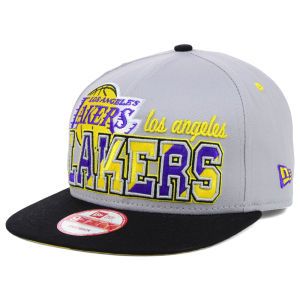 Los Angeles Lakers New Era NBA Hardwood Classics Zone Press 9FIFTY Snapback Cap
