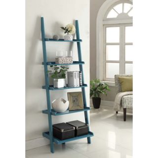 Convenience Concepts French Country Ladder 72 Bookcase 8043391 FC Finish Blue