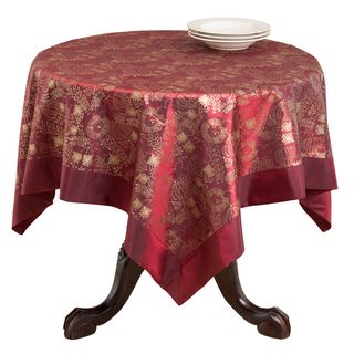 Printed Glittery Table Topper Table Linens